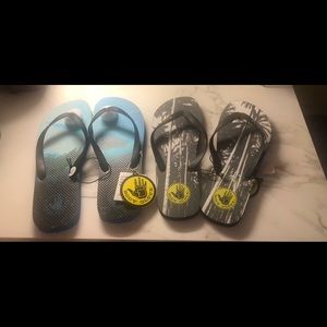 Two Pairs of Body Glove Men Flip-flops
